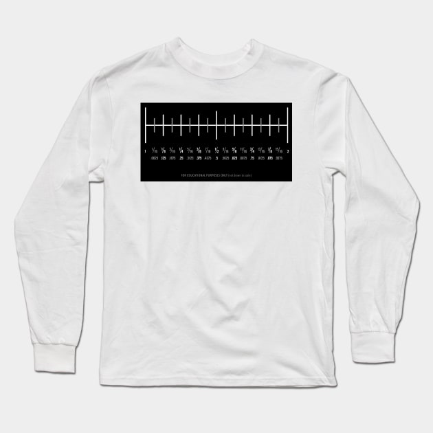 Ruler Long Sleeve T-Shirt by ElizAlahverdianDesigns